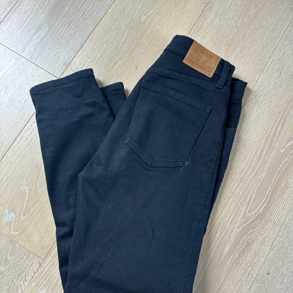 Aritzia Denim Forum Yoko High Rise Slim Jeans 28L in Stay Black Size 28 - Picture 6 of 6